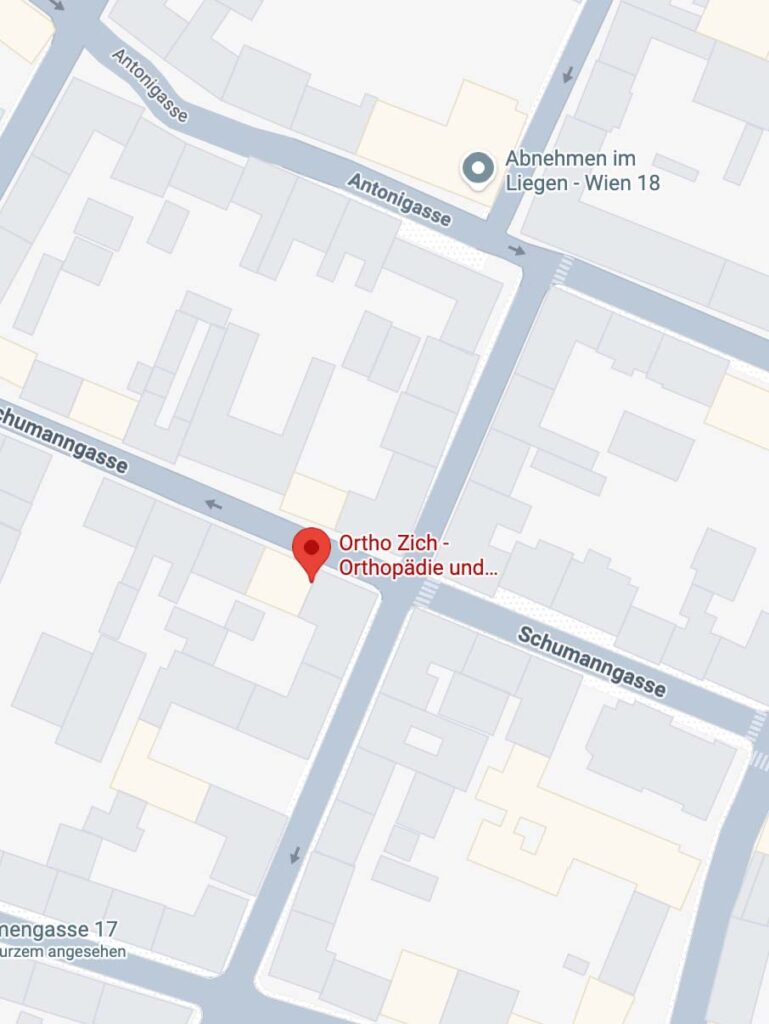 Google Maps - Ortho Zich - Standort